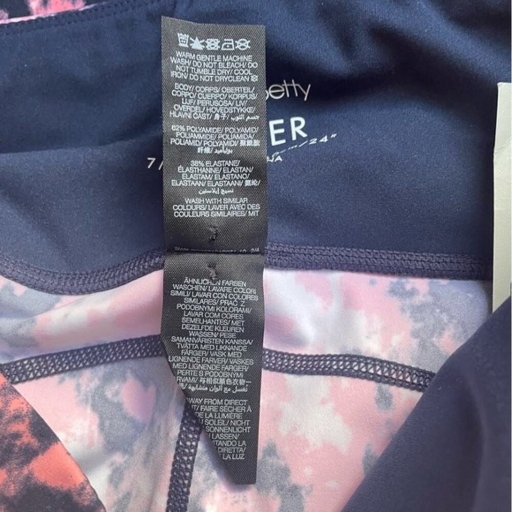 NWT Sweaty Betty Power Pocket Workout Legging Pink Purple Tie Dye Size Small NEW - Picture 14 of 15